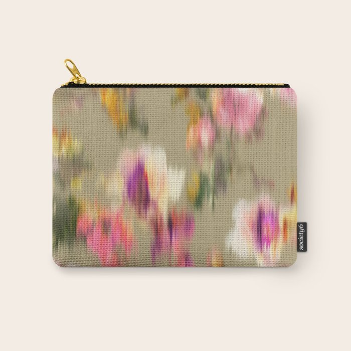 seamless pattern abstract texture background flowers Carry All Pouch Gallery Image 1