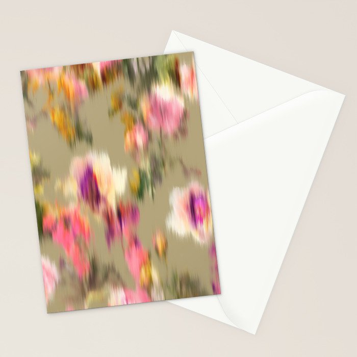 seamless pattern abstract texture background flowers Stationery Card Gallery Image 2