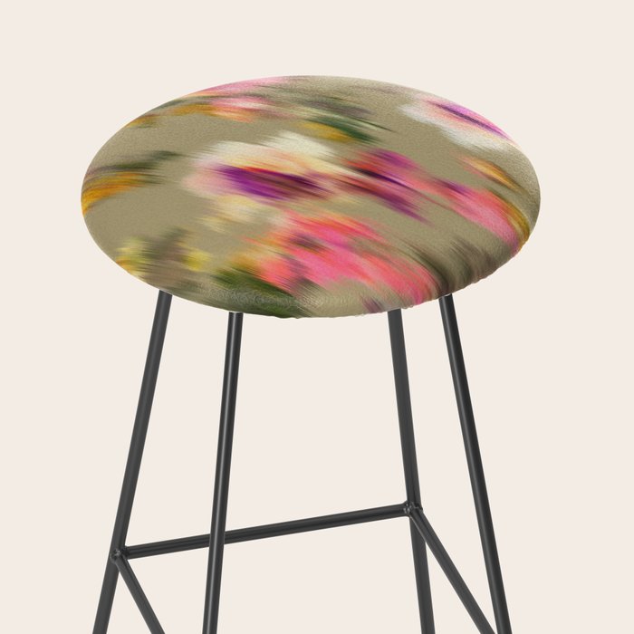 seamless pattern abstract texture background flowers Stool Gallery Image 2