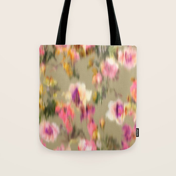 seamless pattern abstract texture background flowers Tote Bag Gallery Image 1
