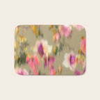 seamless pattern abstract texture background flowers Bath Mat Gallery Image 1