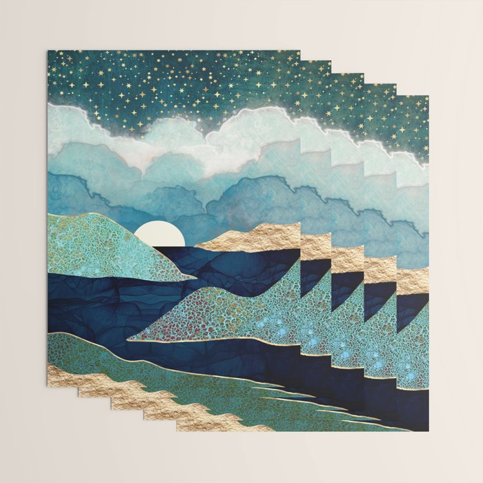 Ocean Clouds Wrapping Paper Gallery Image 3