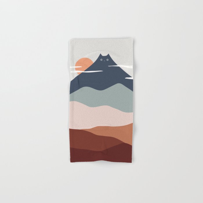 Cat Landscape 21 Bath Towel Gallery Image 1