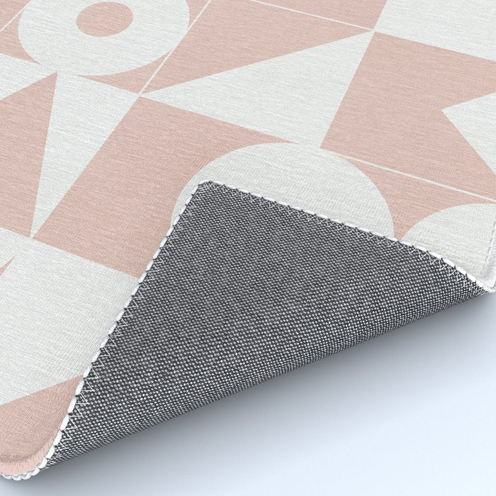 My Favorite Geometric Patterns No.11 - Pale Pink Rug Gallery Image 4