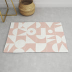 My Favorite Geometric Patterns No.11 - Pale Pink Rug Gallery Image 1