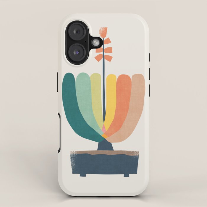 Whimsical aloe plicatilis succulent plant iPhone Case Gallery Image 1