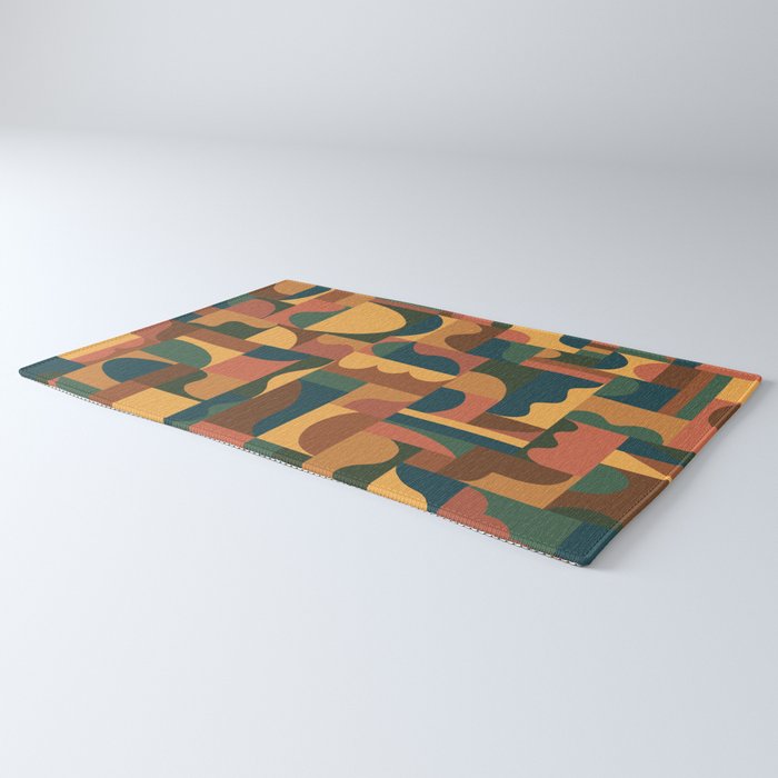 Abstract mosaic Rug Gallery Image 3