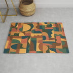 Abstract mosaic Rug Gallery Image 1