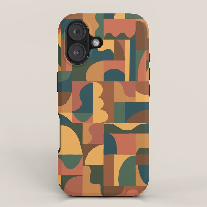 Abstract mosaic iPhone Case Gallery Image 1