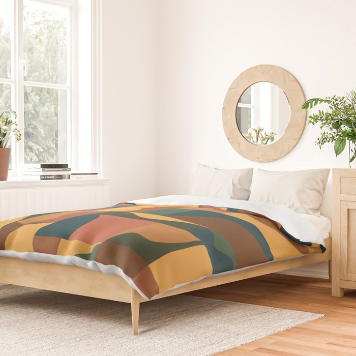 Abstract mosaic Duvet Cover Gallery Image 2