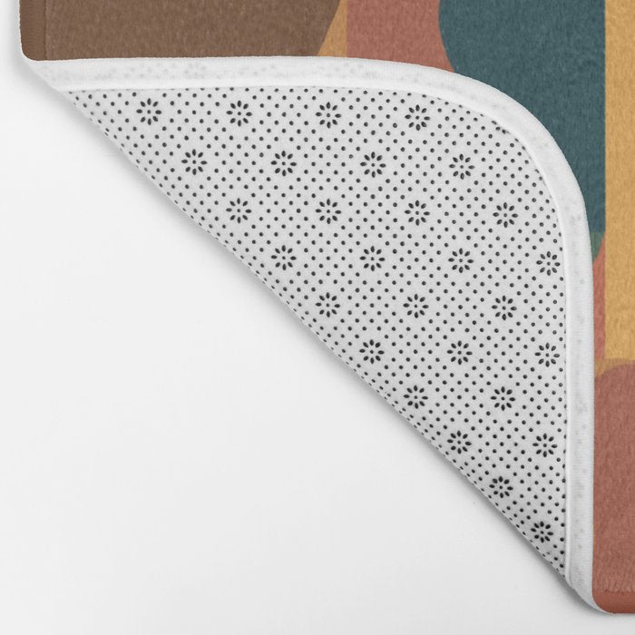 Abstract mosaic Bath Mat Gallery Image 2