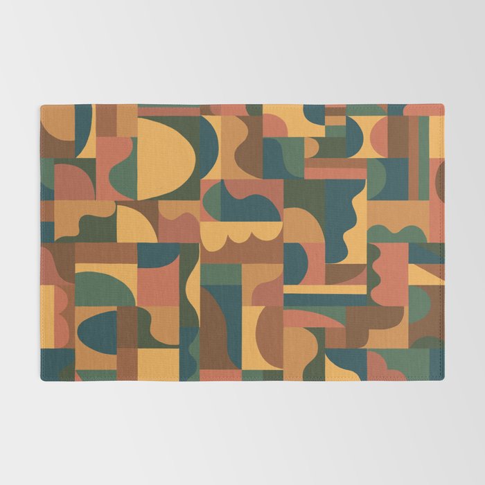 Abstract mosaic Rug Gallery Image 2