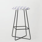 Spring Tulips VI Lavender Purple Mid Century Flowers Stool Gallery Image 1