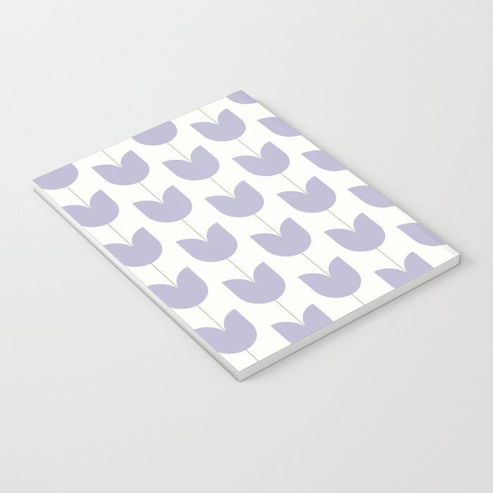 Spring Tulips VI Lavender Purple Mid Century Flowers Notebook Gallery Image 3