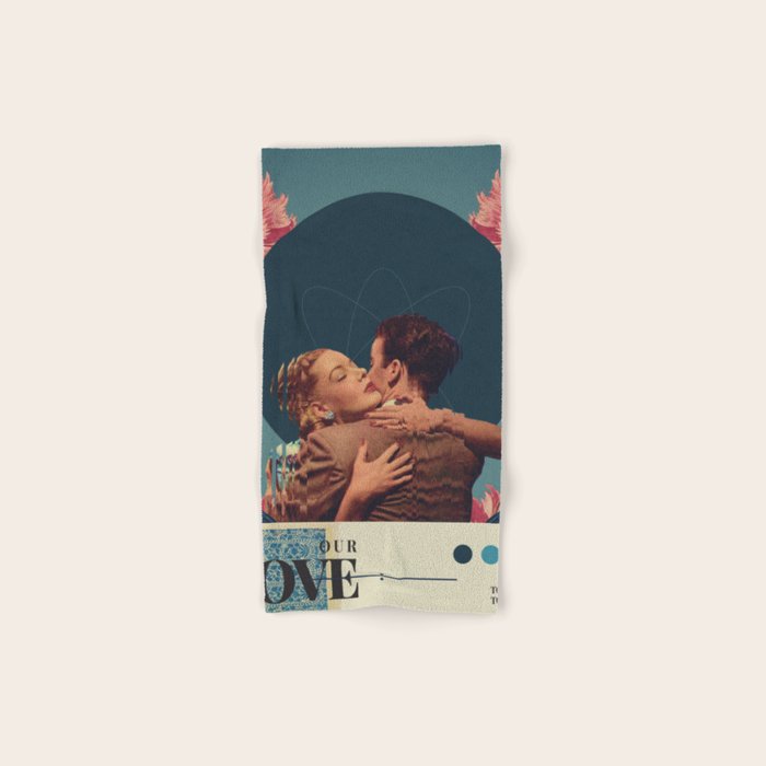 Our Love tore Time to Pieces Bath Towel Gallery Image 1