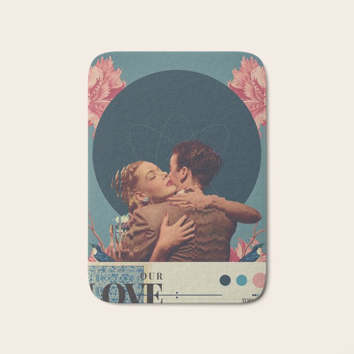 Our Love tore Time to Pieces Bath Mat Gallery Image 1