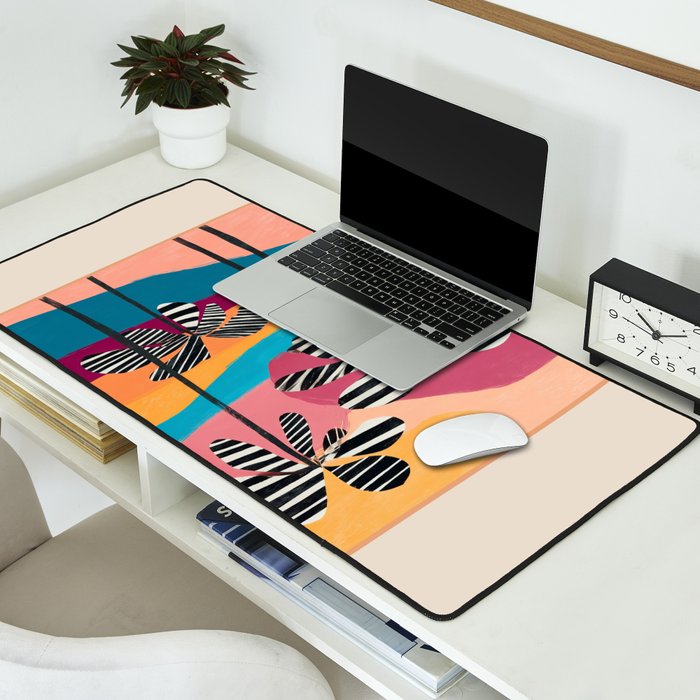 Tropical Sunset Palms I Desk Mat Gallery Image 2