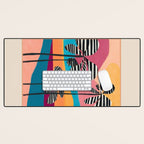 Tropical Sunset Palms I Desk Mat Gallery Image 1