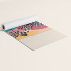 Tropical Sunset Palms I Yoga Mat Gallery Image 2