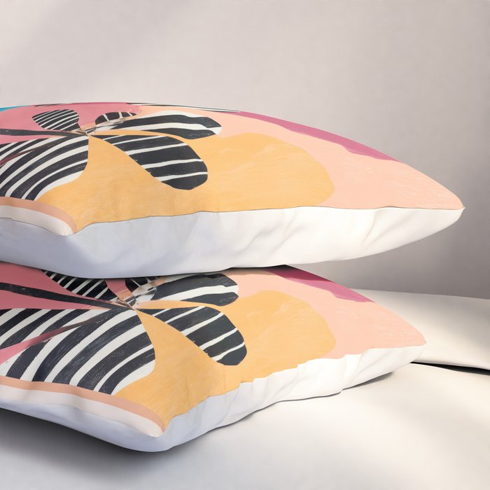 Tropical Sunset Palms I Pillow Sham Gallery Image 3