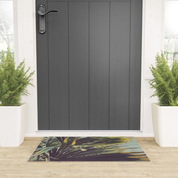 Palm Tree Welcome Mat Gallery Image 3
