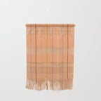 Textured Picnic Pattern in Calm Peach Wall Hanging Gallery Image 1