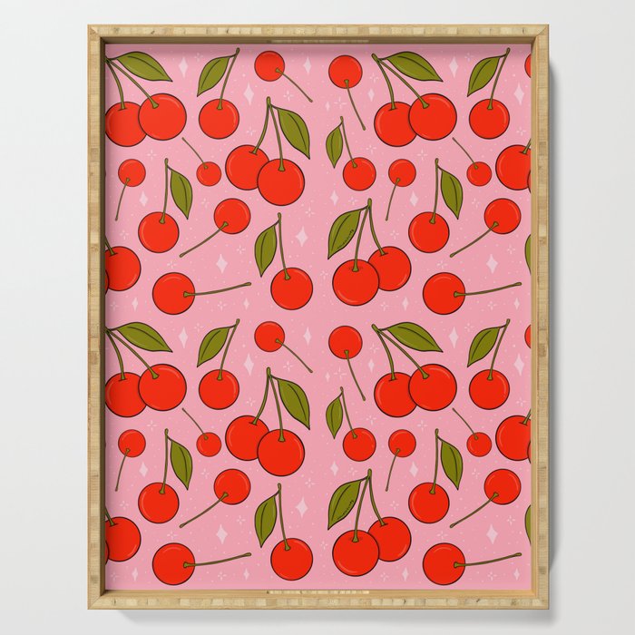 Cherries on Top Serving Tray Gallery Image 1