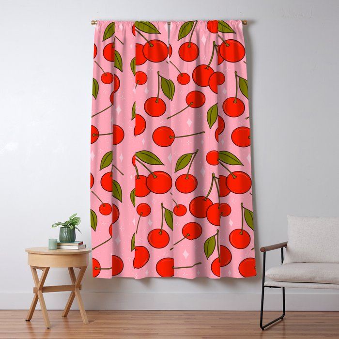 Cherries on Top Window Curtain Gallery Image 1