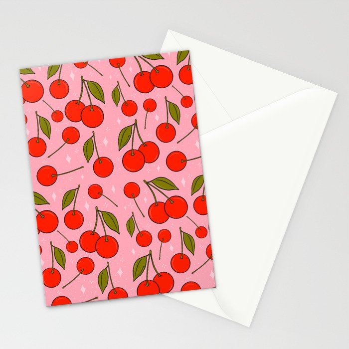 Cherries on Top Stationery Card Gallery Image 2