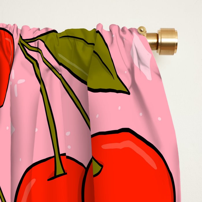 Cherries on Top Window Curtain Gallery Image 2
