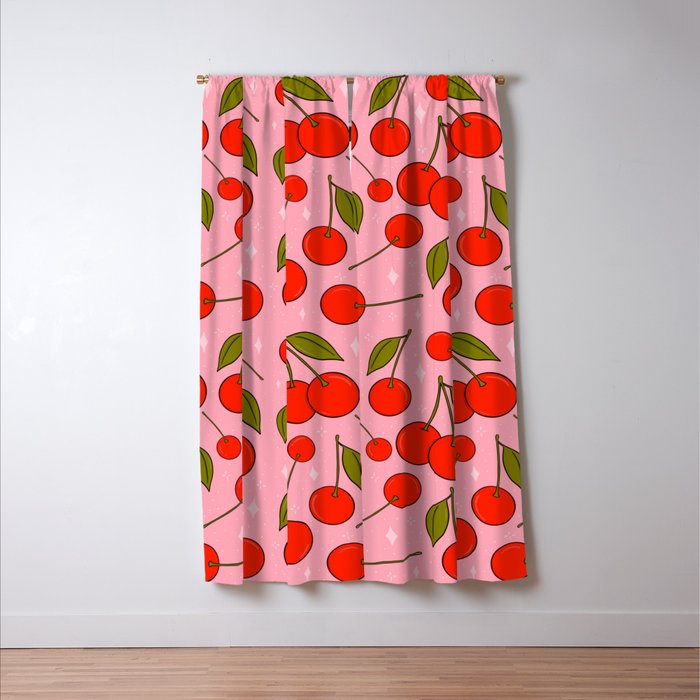 Cherries on Top Window Curtain Gallery Image 3