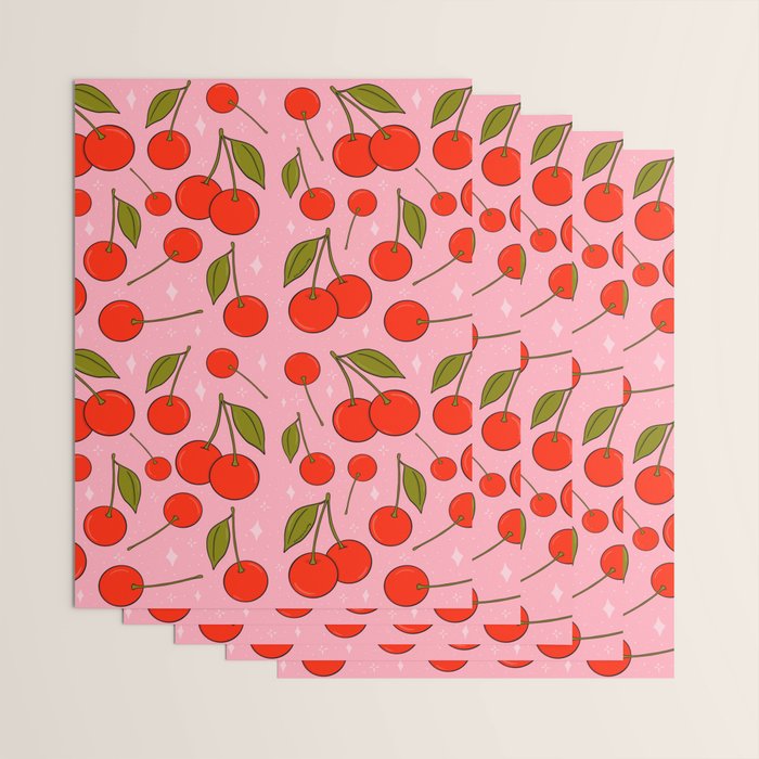 Cherries on Top Wrapping Paper Gallery Image 3