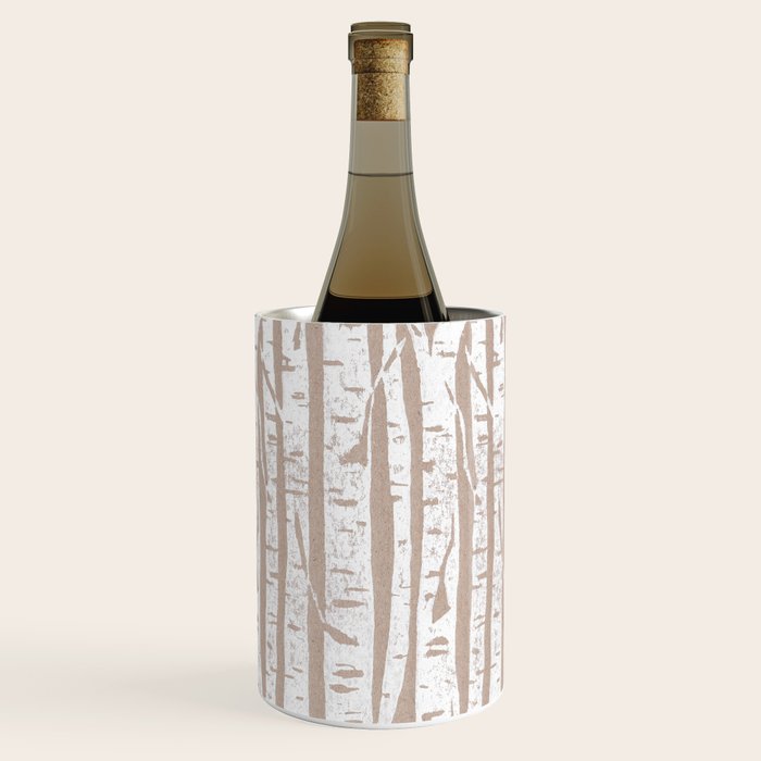 Woodcut Birches Wine Chiller Gallery Image 1