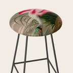 Roseate Spoonbill Birds of America Audubon Illustration Bird Lovers Gift Stool Gallery Image 2