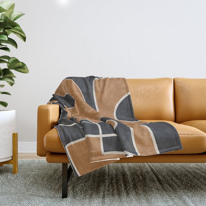 Contours of Thought 2 Throw Blanket Gallery Image 1