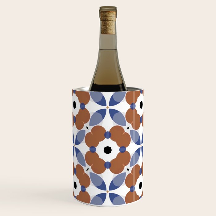 Moroccan Tile - poppy Wine Chiller Gallery Image 1