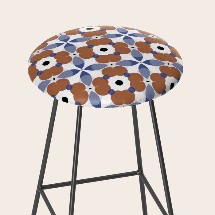 Moroccan Tile - poppy Stool Gallery Image 2