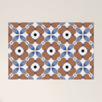 Moroccan Tile - poppy Welcome Mat Gallery Image 1