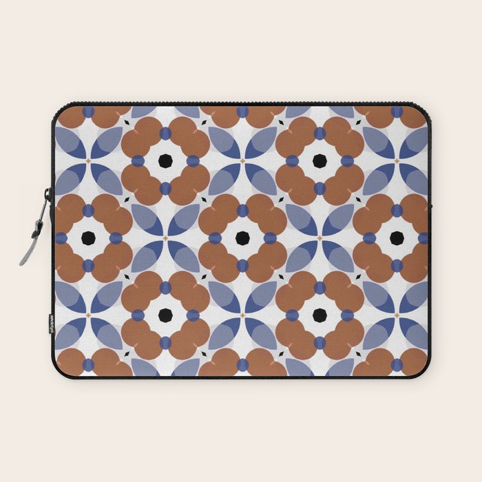 Moroccan Tile - poppy Laptop Sleeve Gallery Image 1