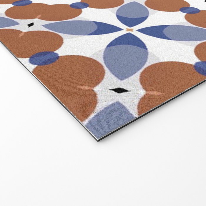 Moroccan Tile - poppy Welcome Mat Gallery Image 2