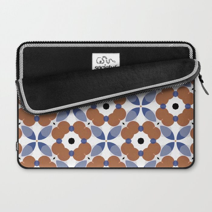 Moroccan Tile - poppy Laptop Sleeve Gallery Image 2