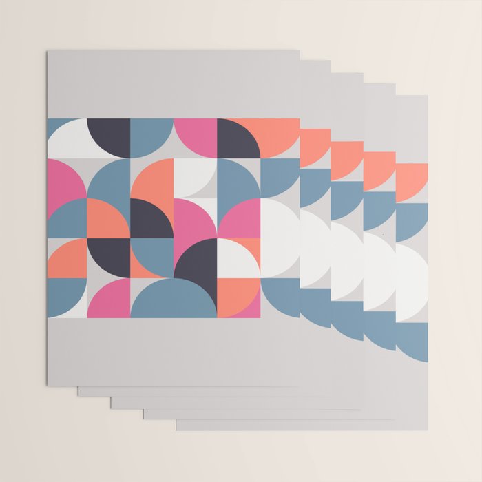 Mid Century Geometric 21 Wrapping Paper Gallery Image 3