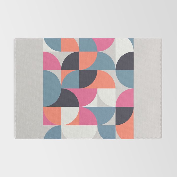 Mid Century Geometric 21 Rug Gallery Image 2