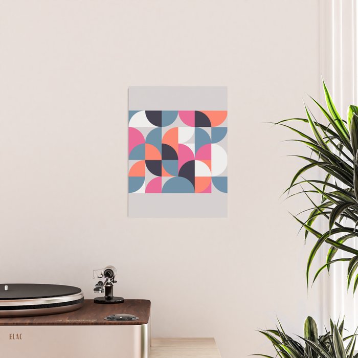Mid Century Geometric 21 Poster Gallery Image 2