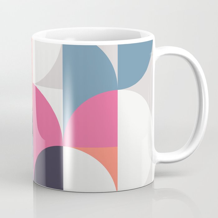 Mid Century Geometric 21 Coffee Mug Gallery Image 1
