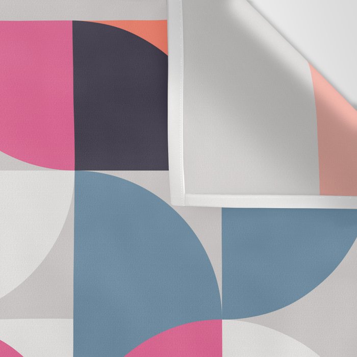 Mid Century Geometric 21 Wall Tapestry Gallery Image 3