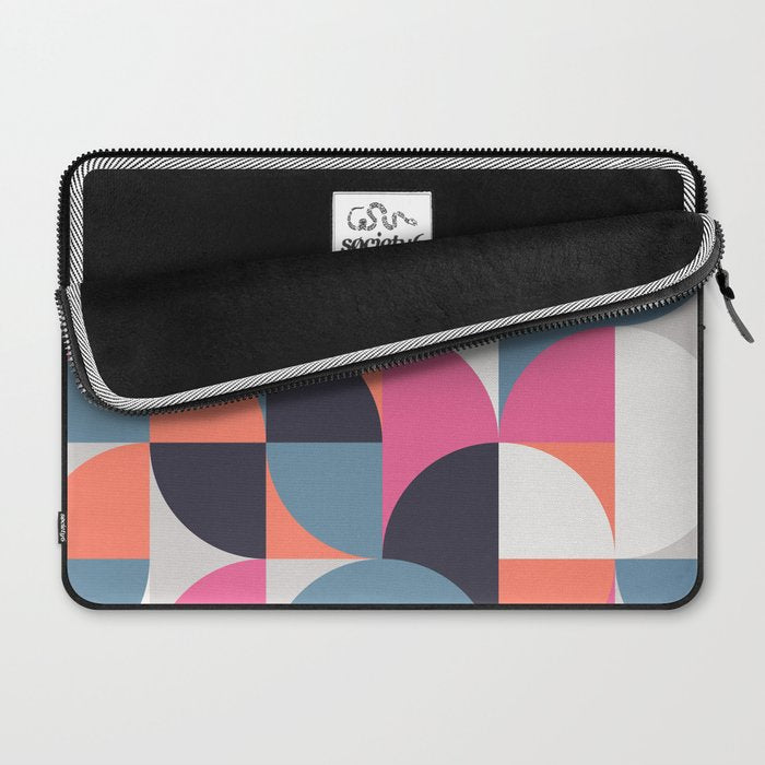Mid Century Geometric 21 Laptop Sleeve Gallery Image 2