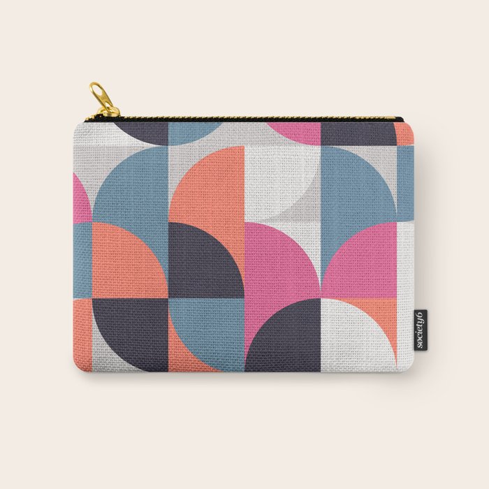 Mid Century Geometric 21 Carry All Pouch Gallery Image 1