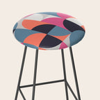 Mid Century Geometric 21 Stool Gallery Image 2