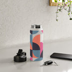 Mid Century Geometric 21 Water Bottle Gallery Image 4